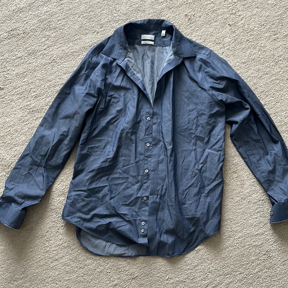 Men’s Calvin Klein Slim Fit Performance Button Down